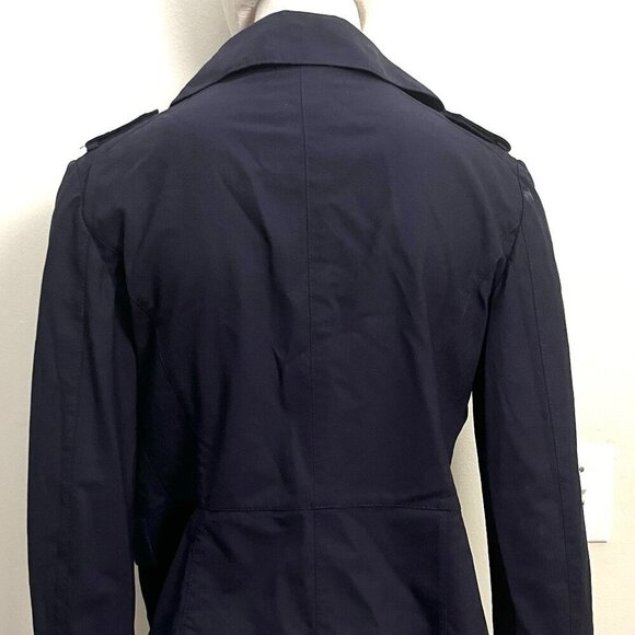 $3750 BELVEST DOUBLE BREASTED NAVY BLUE JACKET 4 - Picture 12 of 15